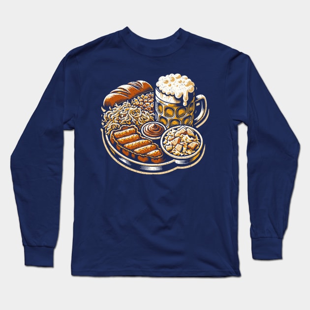 Comfort Food (Bavarian) Long Sleeve T-Shirt by JSnipe